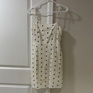 Old Navy White and Black Knit Mini dress S